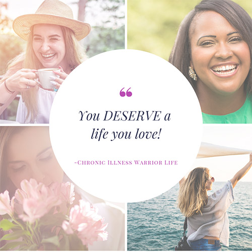 collage of 4 happy women enjoying life